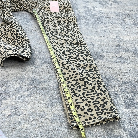 NWT Revice Uptown On The Spot Leopard Animal Print Jeans High Rise Sz 24 - Picture 11 of 15